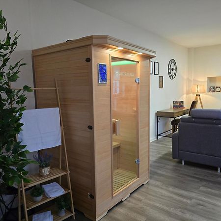 Luxus City Apartment Sauna Balkon Kueche Zentral Rostock Esterno foto
